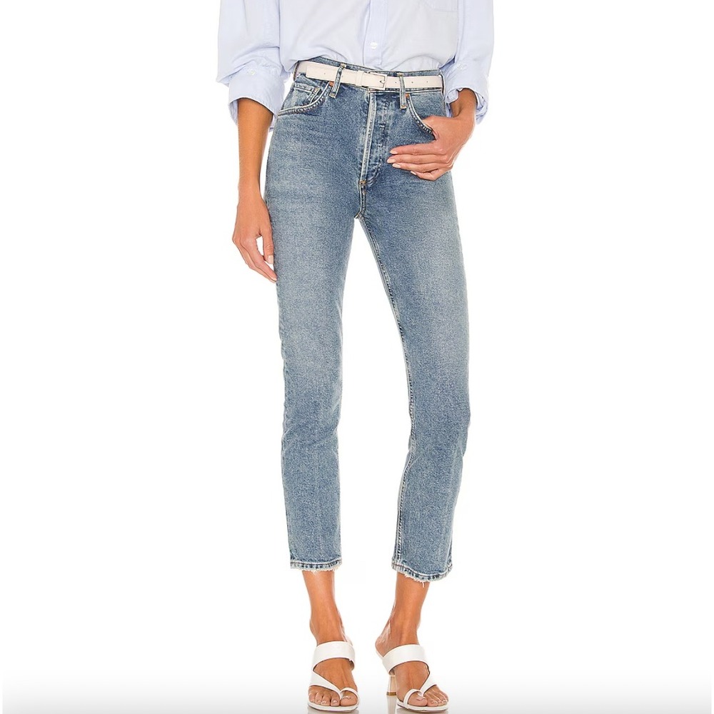 Citizens of Humanity Jolene High Rise Vintage‎ Slim Jeans Dimple Wash Size 27
